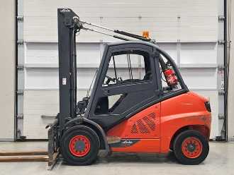 Használt targonca LINDE H50D-02 DIESEL VIERRADFRONTSTAPLER (13034774)