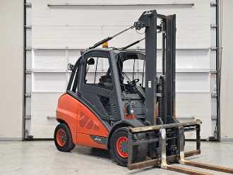 Használt targonca LINDE H50D-02 DIESEL VIERRADFRONTSTAPLER (13034774)