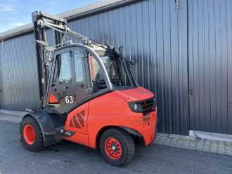 Használt targonca LINDE H50D-02 DIESEL VIERRADFRONTSTAPLER (13049681)