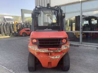 Használt targonca LINDE H50D-02 DIESEL VIERRADFRONTSTAPLER (13060661)