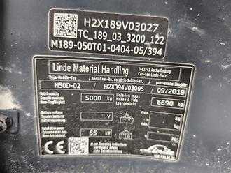 Használt targonca LINDE H50D-02 DIESEL VIERRADFRONTSTAPLER (13076207)