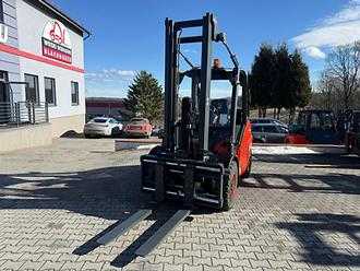 Használt targonca LINDE H50D-02 Triplex, fork positioner, side shift, heated seat DIESEL VIERRADFRONTSTAPLER (12796861)