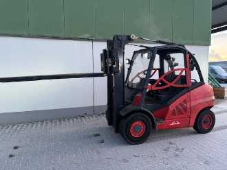 Használt targonca LINDE H50D DIESEL VIERRADFRONTSTAPLER (13003622) backdrop