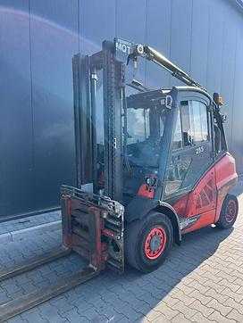 Használt targonca LINDE H50T-02 GAS VIERRADFRONTSTAPLER (13041154)