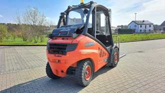 Használt targonca LINDE H50T-02- nur 422 Std! GAS VIERRADFRONTSTAPLER (12810511)