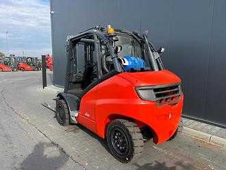Használt targonca LINDE H50T wersja kontener (2,1 m) GAS VIERRADFRONTSTAPLER (13072412)