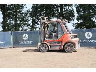 Használt targonca LINDE H60D-02 DIESEL VIERRADFRONTSTAPLER (13047554)