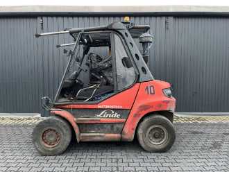 Használt targonca LINDE H60D-02 DIESEL VIERRADFRONTSTAPLER (13059006)