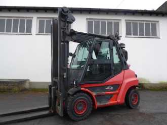 Használt targonca LINDE H60D-03 DIESEL VIERRADFRONTSTAPLER (12933964) backdrop