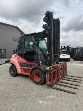 Használt targonca LINDE H70D-03 DIESEL VIERRADFRONTSTAPLER (13066513)