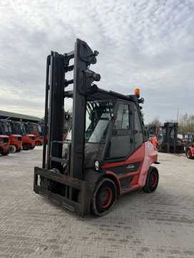Használt targonca LINDE H70D-03 DIESEL VIERRADFRONTSTAPLER (13075331) backdrop