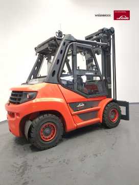 Használt targonca LINDE H70D-396-03 DIESEL VIERRADFRONTSTAPLER (13022449)