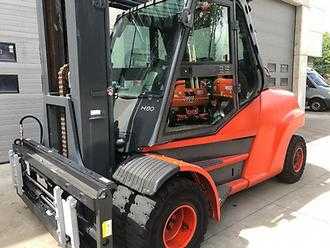 Használt targonca LINDE H80 T / 1100 GAS VIERRADFRONTSTAPLER (12962247) backdrop