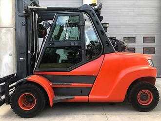 Használt targonca LINDE H80 T / 1100 GAS VIERRADFRONTSTAPLER (12962247)