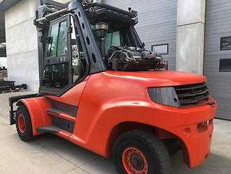 Használt targonca LINDE H80 T / 1100 GAS VIERRADFRONTSTAPLER (12962247)