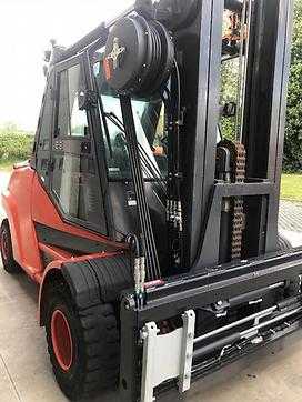 Használt targonca LINDE H80 T / 1100 GAS VIERRADFRONTSTAPLER (12962247)