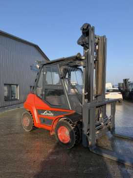 Használt targonca LINDE H80D-02 DIESEL VIERRADFRONTSTAPLER (13016688)