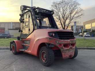 Használt targonca LINDE H80D-03/1100 DIESEL VIERRADFRONTSTAPLER (13016240)