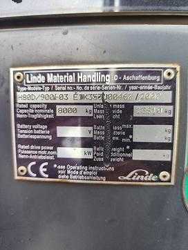 Használt targonca LINDE H80D-03/900 DIESEL VIERRADFRONTSTAPLER (13068709)