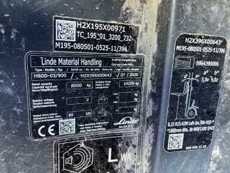 Használt targonca LINDE H80D-03/900 DIESEL VIERRADFRONTSTAPLER (13070470)