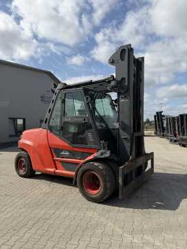 Használt targonca LINDE H80D/1100 DIESEL VIERRADFRONTSTAPLER (13058002)