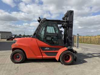 Használt targonca LINDE H80D/1100 DIESEL VIERRADFRONTSTAPLER (13058002)