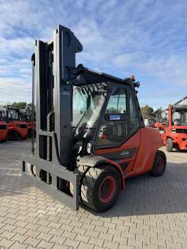 Használt targonca LINDE H80D/1100 DIESEL VIERRADFRONTSTAPLER (13074835) backdrop