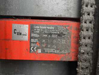 Használt targonca LINDE L14AP ELEKTRO HOCHHUBWAGENFAHRERSTAND (13045037)