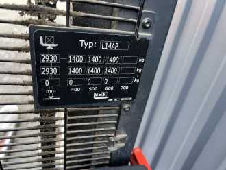 Használt targonca LINDE L14AP ELEKTRO HOCHHUBWAGENFAHRERSTAND (13070226)