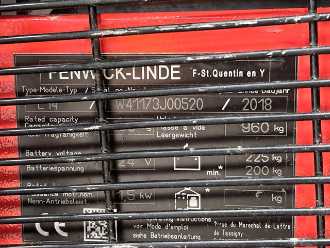Használt targonca LINDE L14I ELEKTRO HOCHHUBWAGENDEICHSEL (13046544)