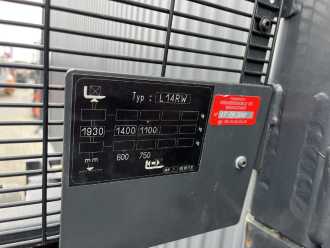 Használt targonca LINDE L14RW ELEKTRO HOCHHUBWAGENFAHRERSITZ (13051003)