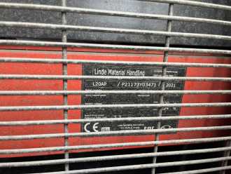 Használt targonca LINDE L20AP ELEKTRO HOCHHUBWAGENFAHRERSTAND (13068303)