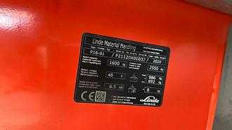 Használt targonca LINDE R 16-01 ELEKTRO SCHUBMASTSTAPLER (13074099)