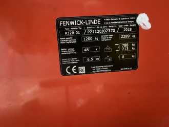 Használt targonca LINDE R12B-01 ELEKTRO SCHUBMASTSTAPLER (13009617)