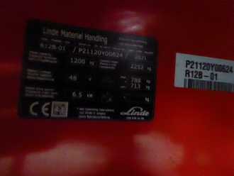 Használt targonca LINDE R12B-01 ELEKTRO SCHUBMASTSTAPLER (13033583)