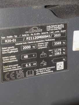 Használt targonca LINDE R20-1120-01 ELEKTRO SCHUBMASTSTAPLER (13061689)