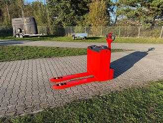 Használt targonca LINDE T16 1155 Neugerät ELEKTRO NIEDERHUBWAGENDEICHSEL (13075277) backdrop