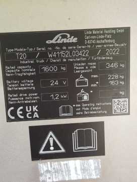 Használt targonca LINDE T20-1152-02 ELEKTRO NIEDERHUBWAGENDEICHSEL (13073379)