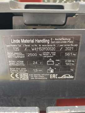 Használt targonca LINDE T25-1153-02 ELEKTRO NIEDERHUBWAGENDEICHSEL (13065615)