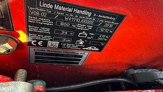 Használt targonca LINDE V 08-02 ELEKTRO NIEDERHUBKOMMISSIONIERER (13068178)