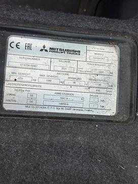 Használt targonca MITSUBISHI FB18ACNT ELEKTRO DREIRADFRONTSTAPLER (13066405)