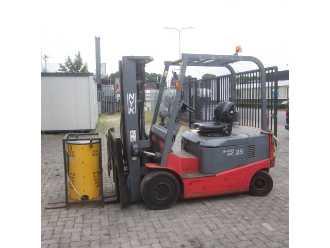 Használt targonca NYK Nichiyu FPC25PN ELEKTRO VIERRADFRONTSTAPLER (13065061) backdrop