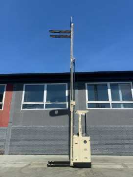 Használt targonca SAMAG ELFO 2 Baujahr 2018 Stunden 1414 Hubhöhe 6500 ELEKTRO SCHUBMASTSTAPLER (13050846)