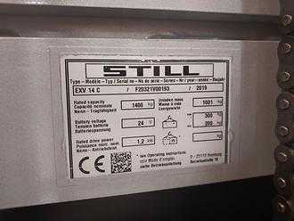 Használt targonca STILL EXV 14 ELEKTRO HOCHHUBWAGENDEICHSEL (13053358)