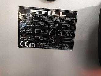 Használt targonca STILL RX 60-30 ELEKTRO VIERRADFRONTSTAPLER (13060824)