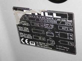 Használt targonca STILL RX 70-30 7323 DIESEL VIERRADFRONTSTAPLER (12692573)