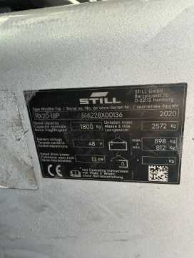Használt targonca STILL RX20-18P ELEKTRO VIERRADFRONTSTAPLER (13071054)