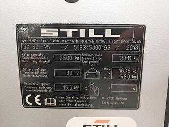 Használt targonca STILL RX60-25 ELEKTRO VIERRADFRONTSTAPLER (13056328)