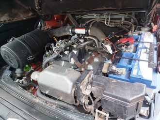 Használt targonca TOYOTA 40-8FD50N DIESEL VIERRADFRONTSTAPLER (13029159)