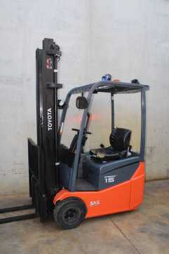 Használt targonca TOYOTA 7FBEST15 ELEKTRO DREIRADFRONTSTAPLER (13063096)